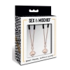 SEX AND MISCHIEF BRAT PEARL NIPPLE CLIPS