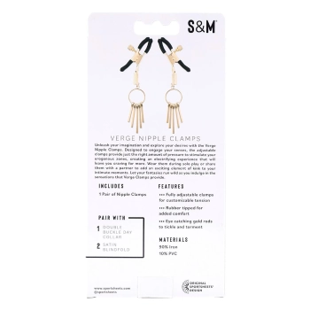 SEX AND MISCHIEF VERGE NIPPLE CLAMPS