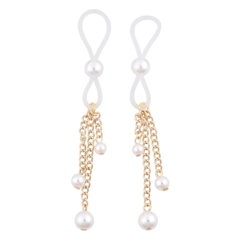 SEX AND MISCHIEF PEARL NIPPLE TIES