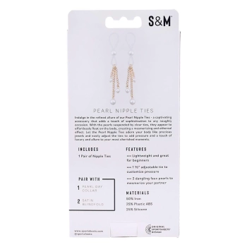 SEX AND MISCHIEF PEARL NIPPLE TIES