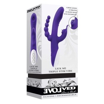 EVOLVED LICK ME TRIPLE STIM VIBE