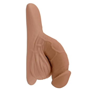 GENDER X 4INCH PACKER, MOCCA FLESH