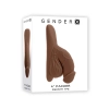 GENDER X 4 INCH PACKER, DARK FLESH