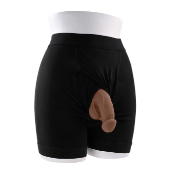 GENDER X 4 INCH PACKER, DARK FLESH