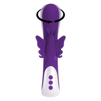 Wibrator punktu G Evolved Twirly Butterfly silikonowy USB 23 cm
