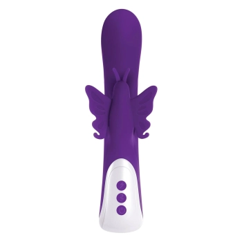 Wibrator punktu G Evolved Twirly Butterfly silikonowy USB 23 cm