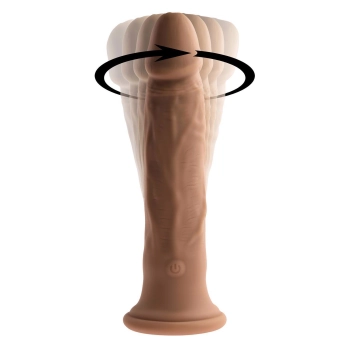 EVOLVED TWIRL JAM 9.25 INCH DARK FLESH