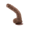 GENDER X 10 INCH 25 CM FLEXSKIN POSEABLE TRUE FEEL DILDO DARK