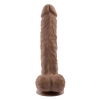 GENDER X 10 INCH 25 CM FLEXSKIN POSEABLE TRUE FEEL DILDO DARK