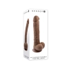 GENDER X 10 INCH 25 CM FLEXSKIN POSEABLE TRUE FEEL DILDO DARK