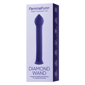 FEMMEFUNN DIAMOND WAND DARK PURPLE