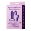 FEMMEFUNN VERSA BULLET WITH P SLEEVE DARK PURPLE