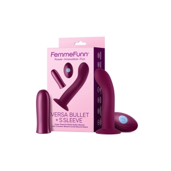 FEMMEFUNN VERSA BULLET WITH S SLEEVE DARK FUCSHIA
