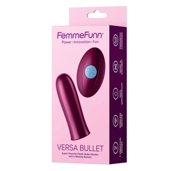 FEMMEFUNN VERSA BULLET WITH REMOTE DARK FUCSHIA