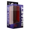 SHAFT MODEL A 7.5 INCH LIQUIDE SILICONE DONG WITH BALLS MAHOGANY