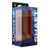SHAFT MODEL C 8.5 INCH LIQUID SILICONE DONG WITH BALLS OAK