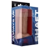 SHAFT MODEL C 7.5 INCH LIQUIDE SILICONE DONG WITH BALLS PINE