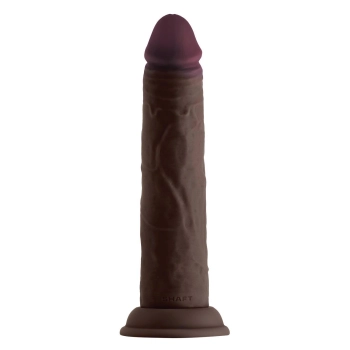 SHAFT MODEL J 8.5 INCH LIQUIDE SILICONE DONG MAHOGANY