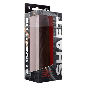 SHAFT MODEL J 8.5 INCH LIQUIDE SILICONE DONG MAHOGANY