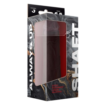 SHAFT MODEL J 6.5 INCH LIQUIDE SILICONE DONG MAHOGANY