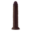 SHAFT MODEL J 9.5 INCH LIQUID SILICONE DONG MAHOGANY
