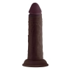 SHAFT MODEL J 5.5 INCH LIQUID SILICONE DONG MAHOGANY