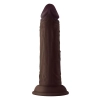 SHAFT MODEL J 5.5 INCH LIQUID SILICONE DONG MAHOGANY