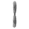 SHAFT DOUBLE C-RING SMALL GRAY