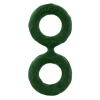 SHAFT DOUBLE C-RING MEDIUM GREEN