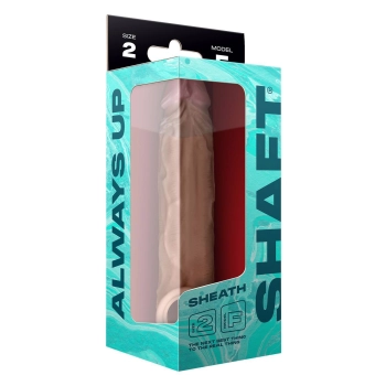 SHAFT SHEATH MODEL F 6.9 INCH LIQUID SILICONE SLEEVE OAK