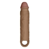 SHAFT SHEATH MODEL F SIZE 1 7.8 INCH LIQUID SILICONE SLEEVE OAK