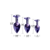 NIXIE METAL BUTT PLUGÂ TRAINERÂ SET, PURPLE METALLIC
