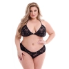 BACI 2 PCS ECO BRA & PANTY SET BLACK , Q