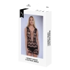 BACI CORSET FRONT LACE MINI DRESS BLACK, OS