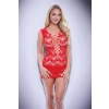 BACI CORSET FRONT LACE MINI DRESS RED, OS