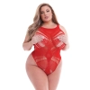 BACI JACQUARD BODYSUIT RED, QUEEN