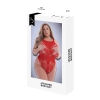 BACI JACQUARD BODYSUIT RED, QUEEN