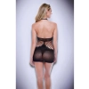 BACI HALTER MINI DRESS BLACK, OS