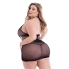 BACI HALTER MINI DRESS BLACK, QUEEN