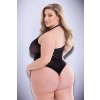 BACI JACQUARD BODYSUIT BLACK, QUEEN