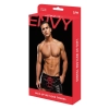 ENVY LACE-UP WETLOOK TRUNKS BLACK RED, L/XL