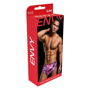 ENVY CAMO TRUCKS WITH DOG TAG PINK, M/L