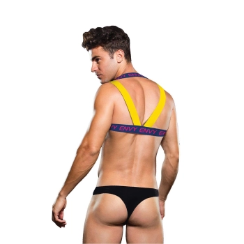 ENVY LOGO HARNESS BLUE YELLOW, L/XL
