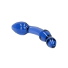 Szklane dildo Chrystalino Superior niebieskie 18 cm