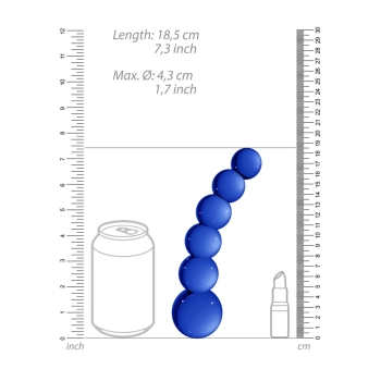 Dildo szklane Planets Chrystalino 18,5 cm