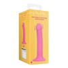 Wibrator dildo silikonowy Loveline różowy 18 cm