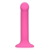 Wibrator dildo silikonowy Loveline różowy 18 cm