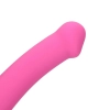 Wibrator dildo silikonowy Loveline różowy 18 cm