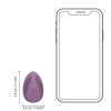 Wibrator na palec Loveline silikonowy fioletowy 3,5 cm