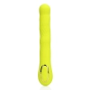Wibrator punktu G Loveline z ruchomą końcówką limonkowy 24 cm